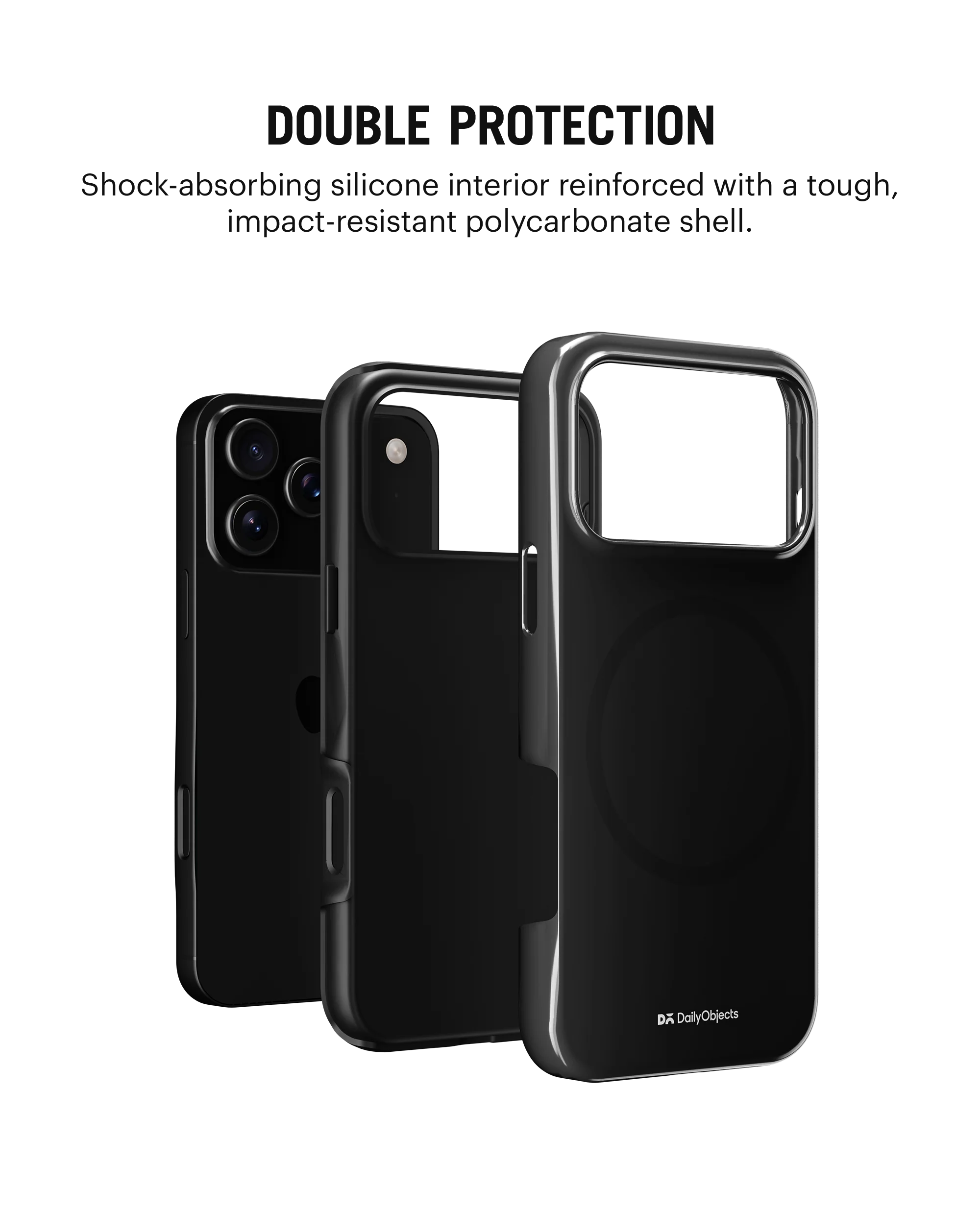 Black Enamel Bumper MagSafe iPhone 17 Pro Case - Image 13