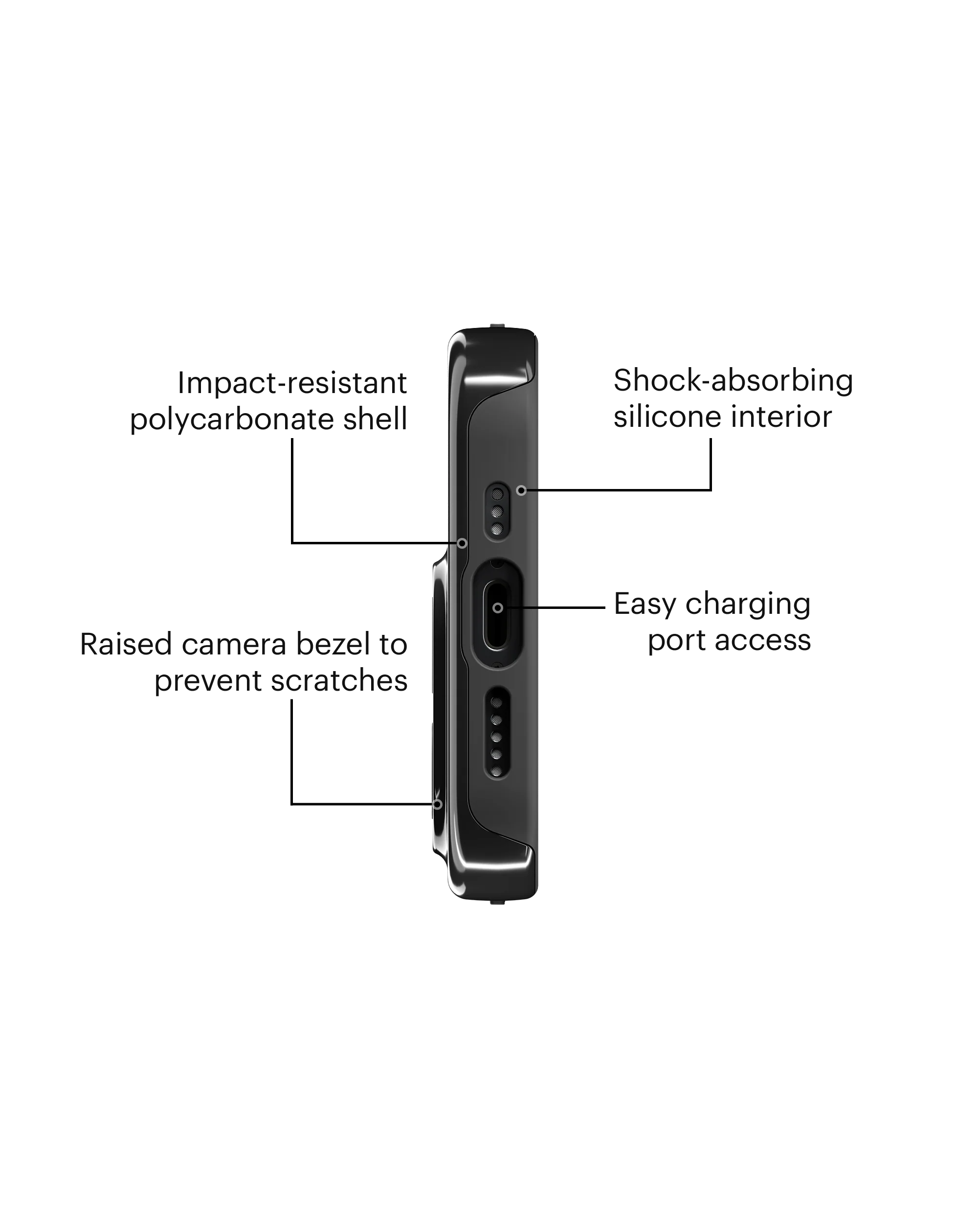 Black Enamel Bumper MagSafe iPhone 17 Pro Max Case - Image 16