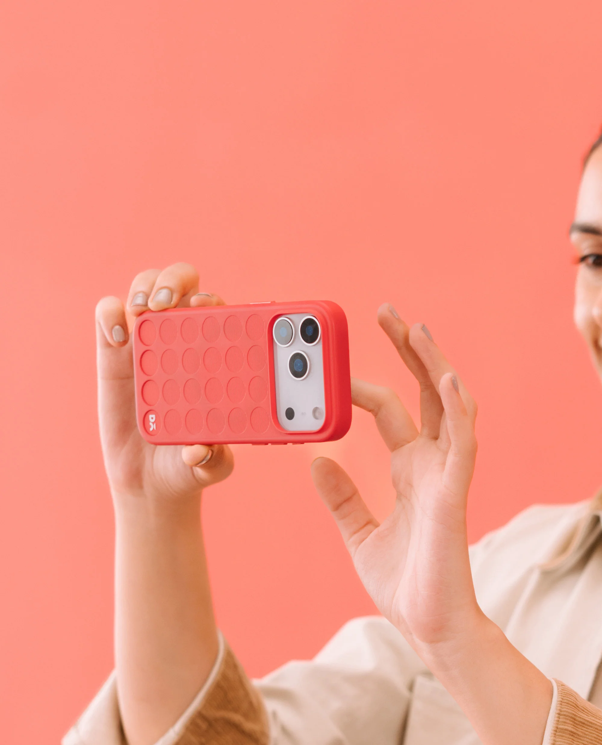 Coral Stack Signature Phone Case Cover for iPhone 16 Pro - Image 8