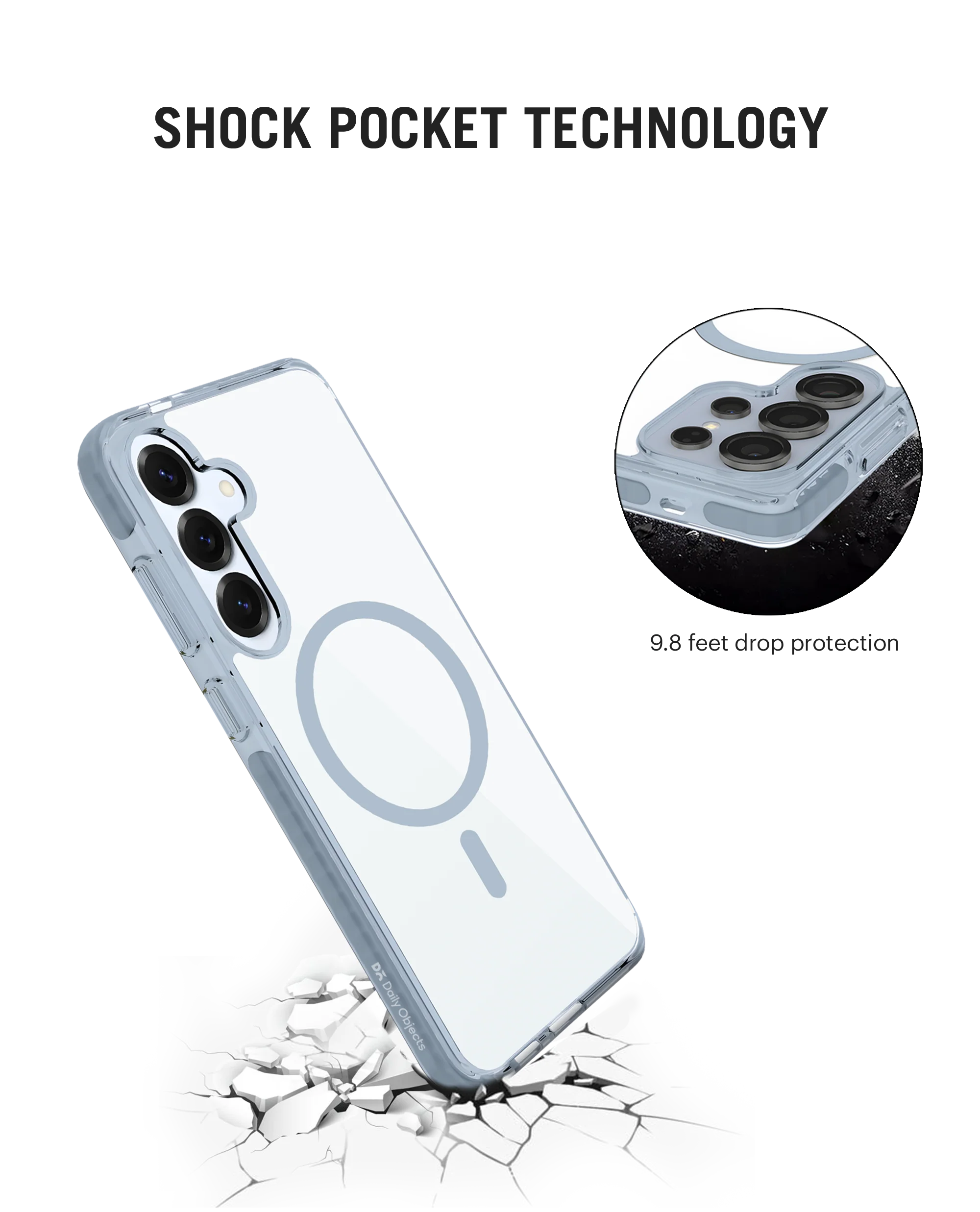 Grey Stride MagSafe Phone Case Cover For Samsung Galaxy S25 Plus - Image 4