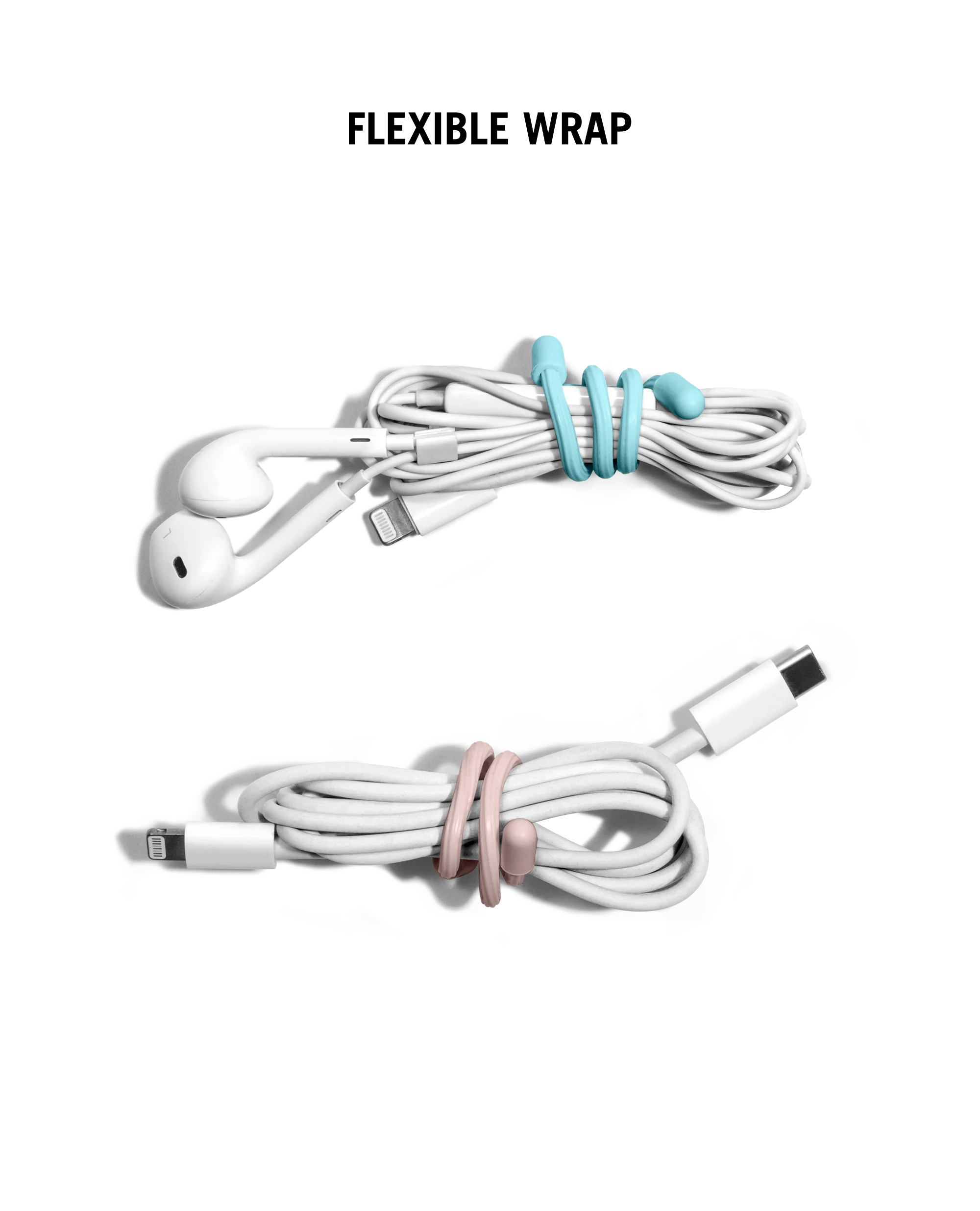 Loop Tie-up for Cables & Earphones - Set of 7 - Image 2