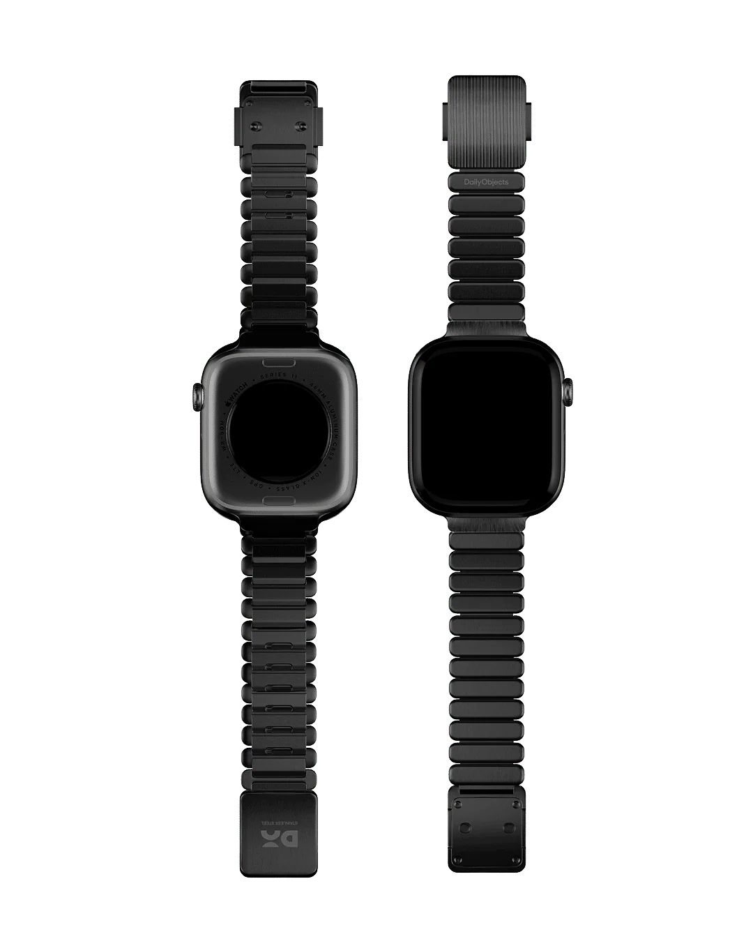 Noir Link Steel Apple Watch Band - Image 18
