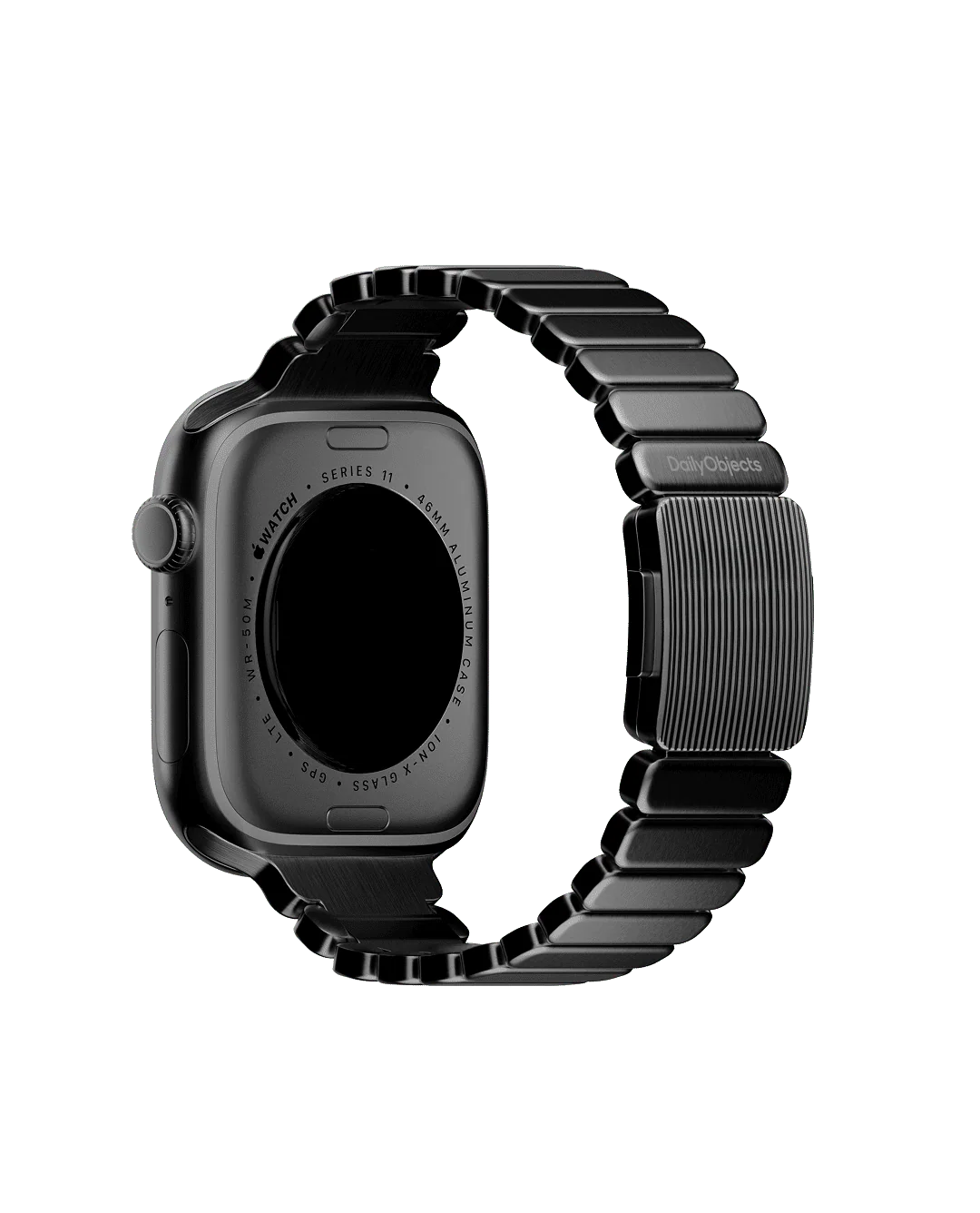 Noir Link Steel Apple Watch Band - Image 3