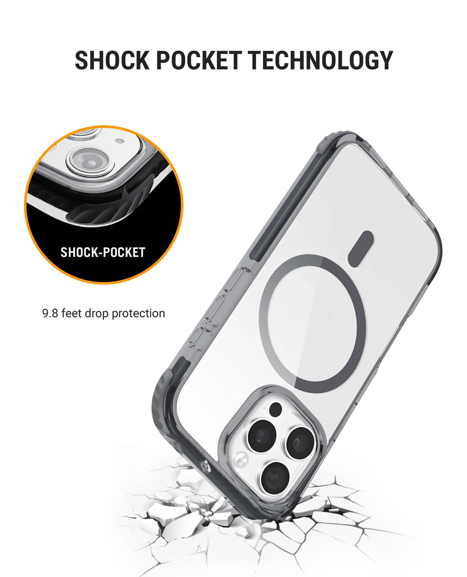 Reflex MagSafe Shield Phone Case Cover For iPhone 15 Pro Max - Image 6